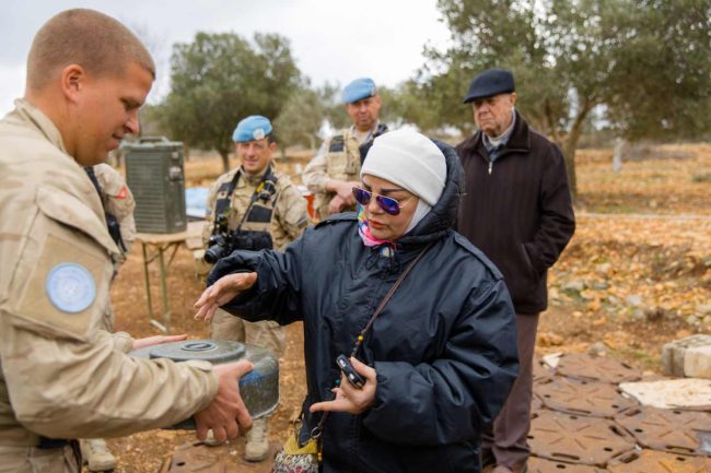 Deminage au Liban